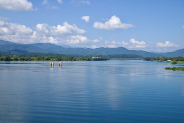 Wide View toward Stone Piers