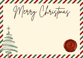 Merry Christmas gift card for text Christmas card for holiday greetings, Christmas gift card © Isabella