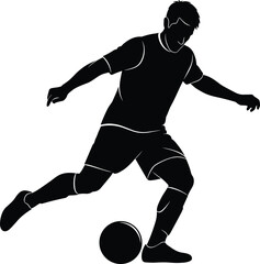 football player silhouette