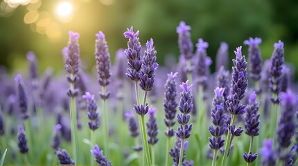 Obraz premium lavender flowers in the garden