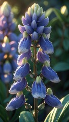 Lupine Flower stunning mobile wallpaper showcasing vibrant vertical blossoms, smooth lighting, delicate details, fresh landscapes, and timeless floral elegance
