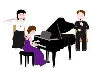 クラシック音楽の発表会