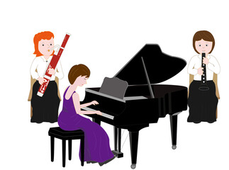 クラシック音楽の発表会