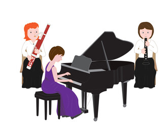 クラシック音楽の発表会