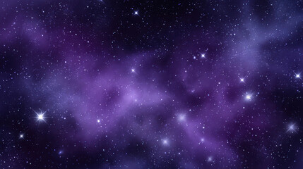 Obraz premium Majestic Deep Indigo Background with Smooth Composition of Stars and Cosmic Elements in a Space Setting for Artistic Projects and Designs