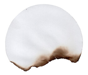 Stylish Texture Transparent Burned Paper Edge Texture