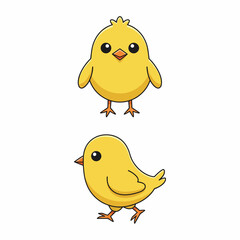 Cute Chick in a Sunny Field: A Heartwarming Spring Scene