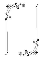 Vintage Decorative Frame &ndash; Hand Drawn Vector Illustration