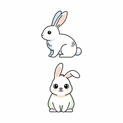 Cute and Playful Rabbit in a Natural Setting