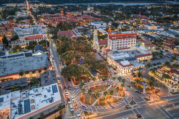 Fototapeta premium St. Augustine Night of Lights