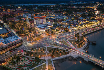 Fototapeta premium St. Augustine Night of Lights