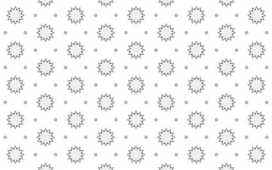 Black and White Seamless Pattern. Repeating Background. Textile. Fabric. Monochrome Wrapping. Digital Paper