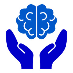 Hands Holding Brain Solid