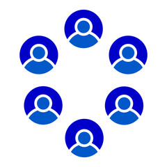 Solid Community People Circle