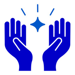 Solid Hands Reaching Stars