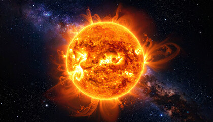 宇宙　惑星　生成AI　背景　