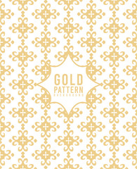 Elegant Gold Ornate Seamless Pattern