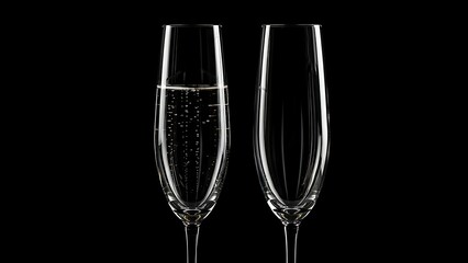 Desolate landscape with old wooden pier remains on dry cracked earth - Dramatic shoreline long exposure