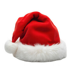 santa claus hat isolated on white