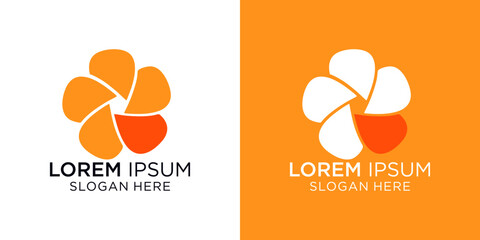 Stunning vibrant flower aperture logo design perfect for creative photography and modern branding concepts