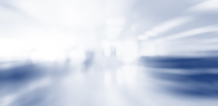 White and blue motion blur abstract background with soft light streaks. Ideal for use in technology themes - Powered by Adobe