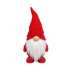 santa claus red hat isolated