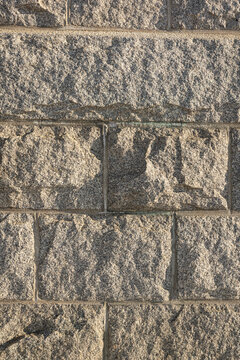 Macro shot of stone wall cathedral building