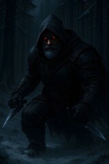 Shadow Santa Stealth Rogue 3D Character