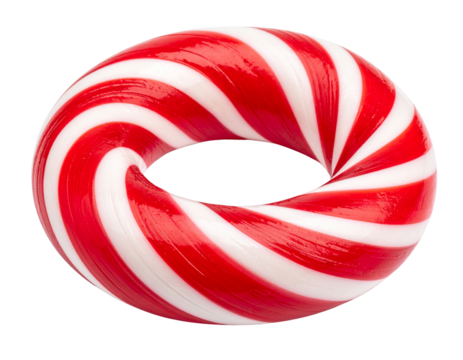 Granite Tombstone Front View with Subtle Engraving Texture, Isolated - Close-Up Candy Cane Tip with Macro Texture Detail, Christmas Treat - Powered by Adobe