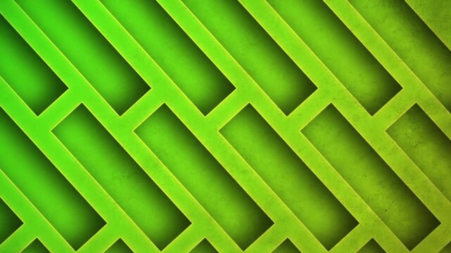 Abstract Green Geometric Pattern Background Loop 1.