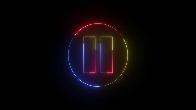 neon music icon