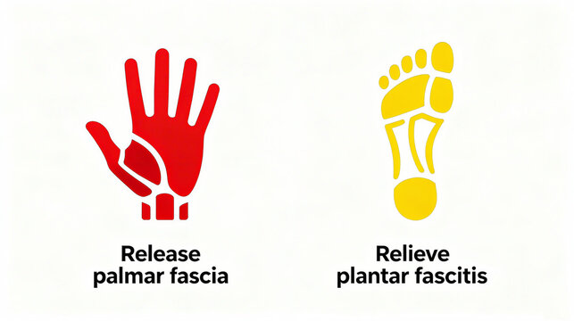 Relaxing the palmar fascia and relieving plantar fasciitis, representing the protective function of relaxing the palmar fascia and relieving plantar fasciitis, is suitable for protective gear.
