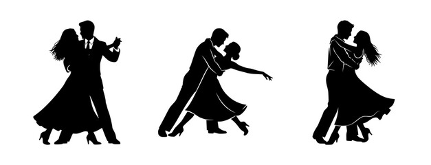 Ballroom Dancing Silhouettes
