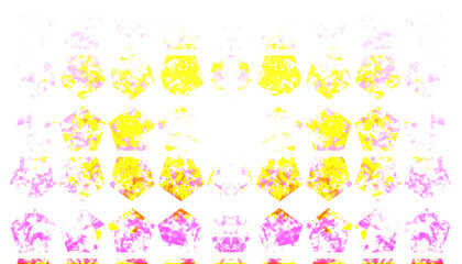 Sélections de pentagone sur fond transparent. © tsuiho