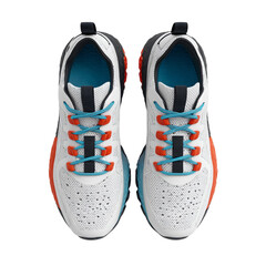 Modern Athletic Shoes Pair From Above