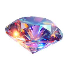diamond on white background