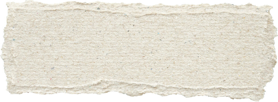 piece of white paper tear isolated on white background