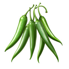 green hot chili peppers