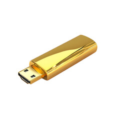 usb flash drive on white