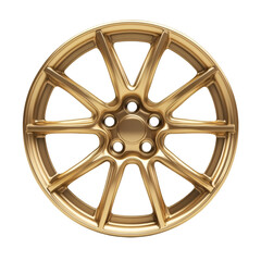 car wheel on white background