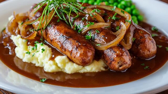 sausage and mash
