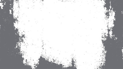 Abstract black ink splash grunge textured wall pattern vector illustration with vintage border frame design