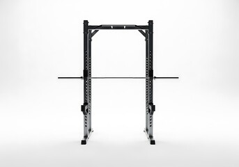 Modern home gym squat rack