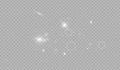 Shiny bokeh png, abstract flare spark, glitter light sparkling, magical stardust, sparkle shine, vector, dust effect bright glowing, png white glittering confetti.
