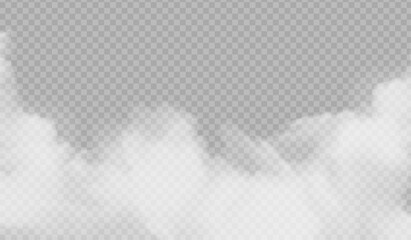 Realistic Ground Fog Overlay with Soft Diffusion PNG overlay