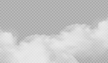 Realistic Ground Fog Overlay with Soft Diffusion PNG overlay