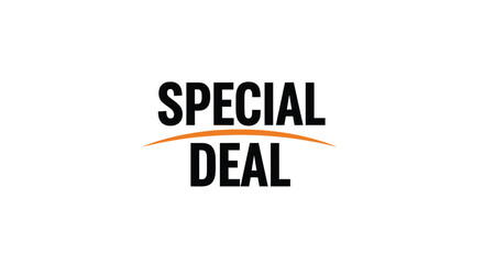 Special Deal Offer Discount Text