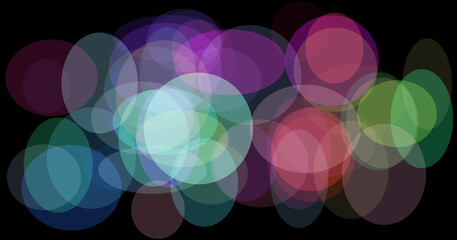 Colorful light bokeh