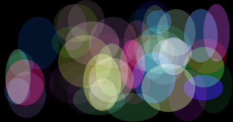 Colorful bokeh lights