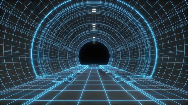 デジタル空間で表現されたトンネル構造